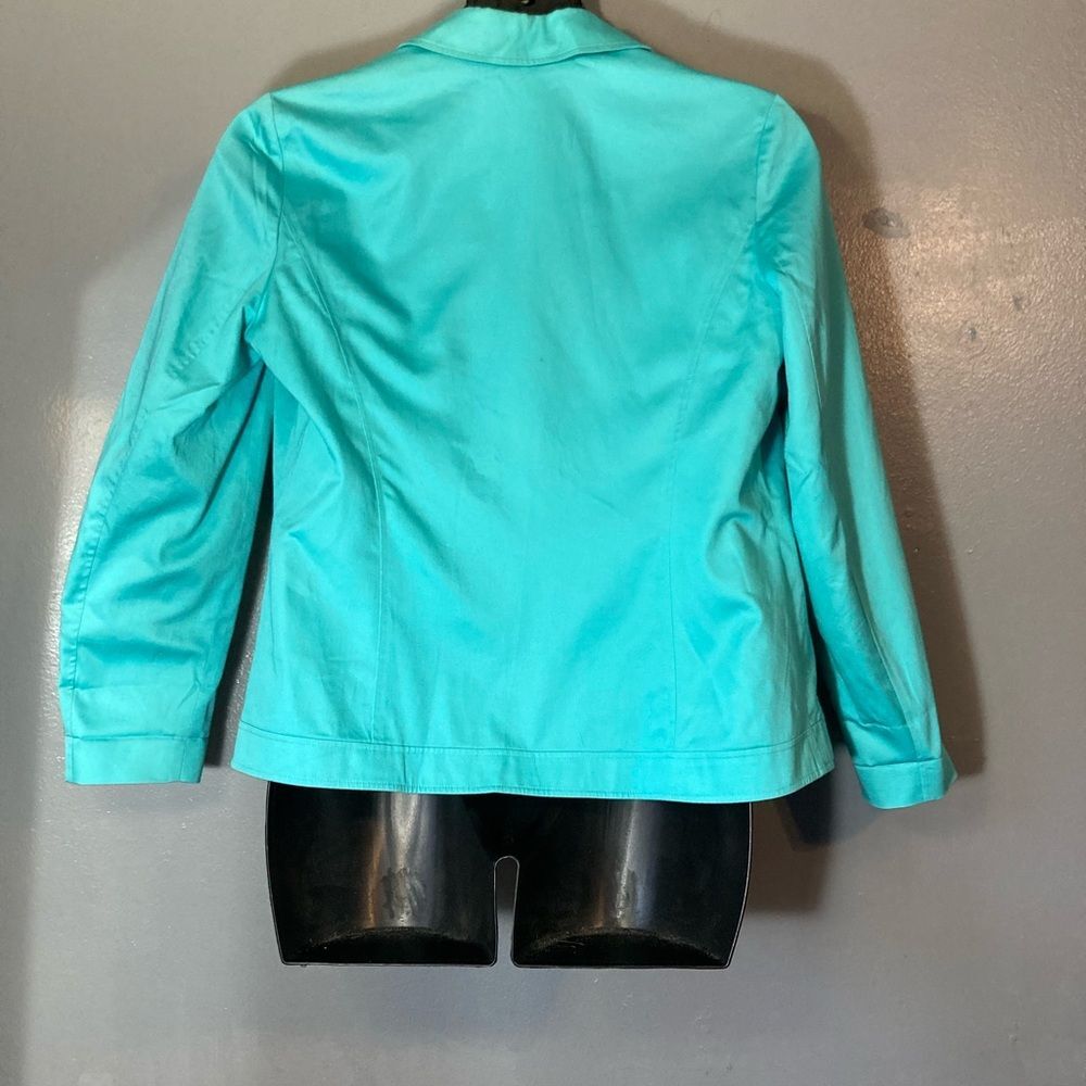 Birch Hill turquoise Embroidered Women's Blazer - Picture 7 of 7